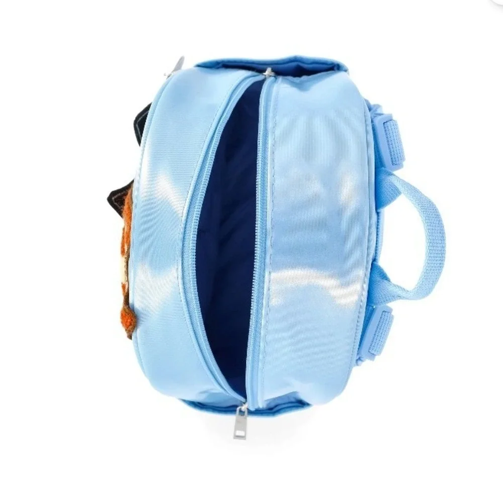 Bluey Peeking 10.5 Inch Mini Backpack‎ Blue Bingo Embroidered Bag NWT